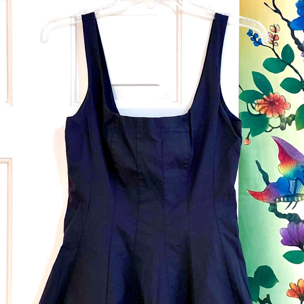 πΊπHPππΊ NWT Staud Mini Wells Dress Black - Picture 11 of 16